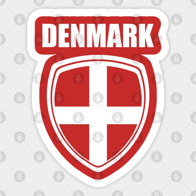 DENMARK Sticker by VISUALUV